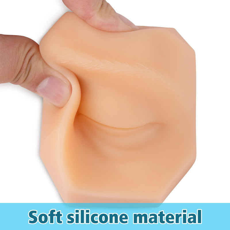 [Australia] - Ultrassist Single Left Eye, Soft Silicone Eye Model for Practicing Piercing, Suture, Silicone Flexible Model for Education Display, Rubber Eye for Teaching Instructions 
