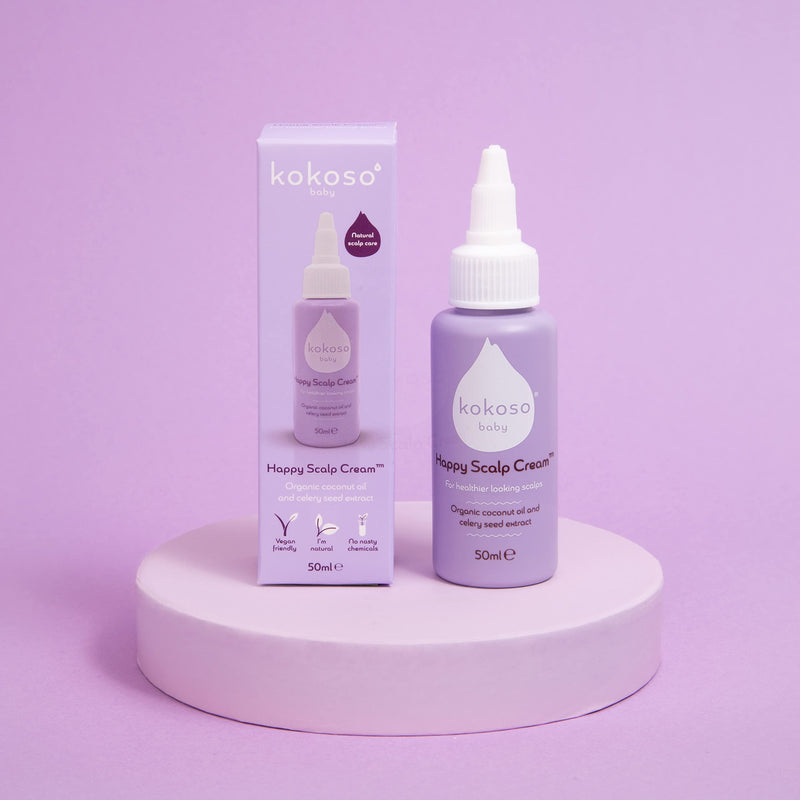 [Australia] - Kokoso Baby Happy Scalp Cream - Safe, Natural, Effective Scalp Treatment for Delicate Baby Scalps - For Dry, Oily and Sensitive Scalps (50ml) 50 ml (Pack of 1) 