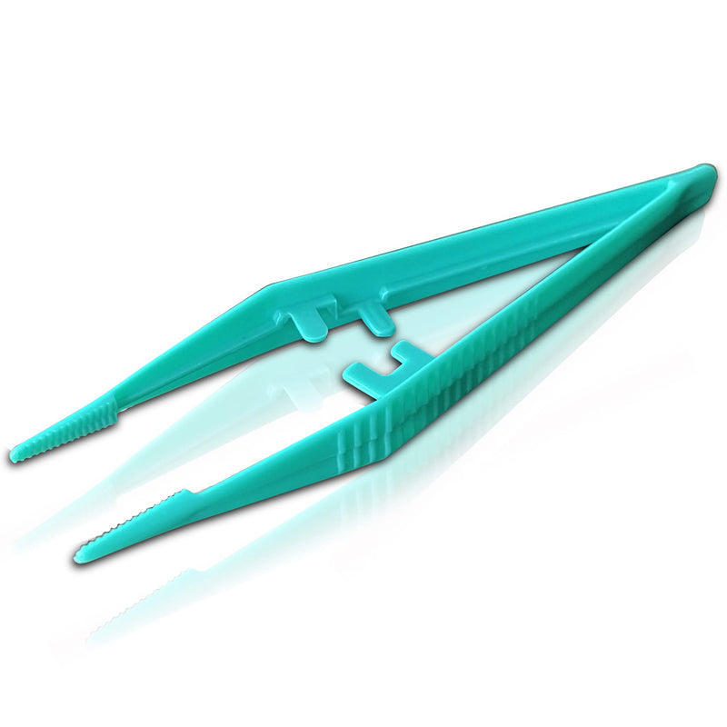 [Australia] - 50 Pack - RE-GEN Re-Usable Plastic Tweezers - Ideal for Health & Beauty First Aid Medical DIY Arts & Crafts 