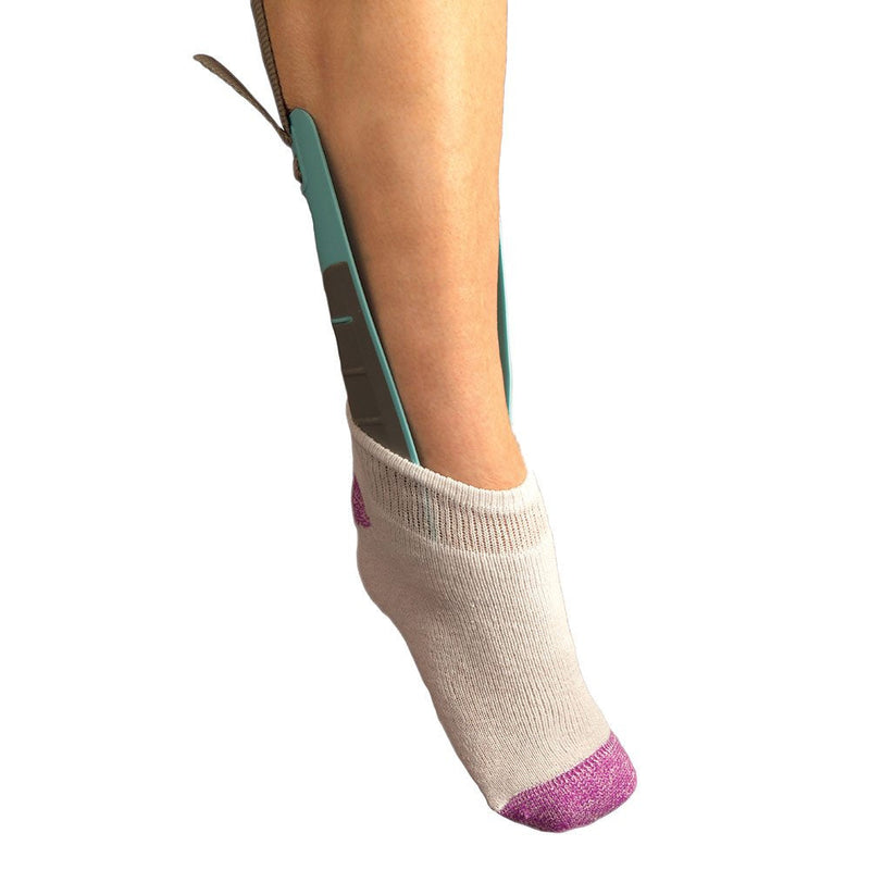[Australia] - SP Ableware Maddak Supreme Sock Aid (738450000) Blue/Gray, Universal 