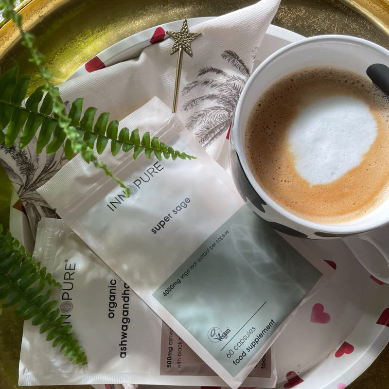 [Australia] - Super Sage + Ashwagandha KSM-66® - The Perfect Pair for The Natural Relief of Perimenopause and Menopause Symptoms - Menopause Supplements Duo Pack (2 Month Supply) 
