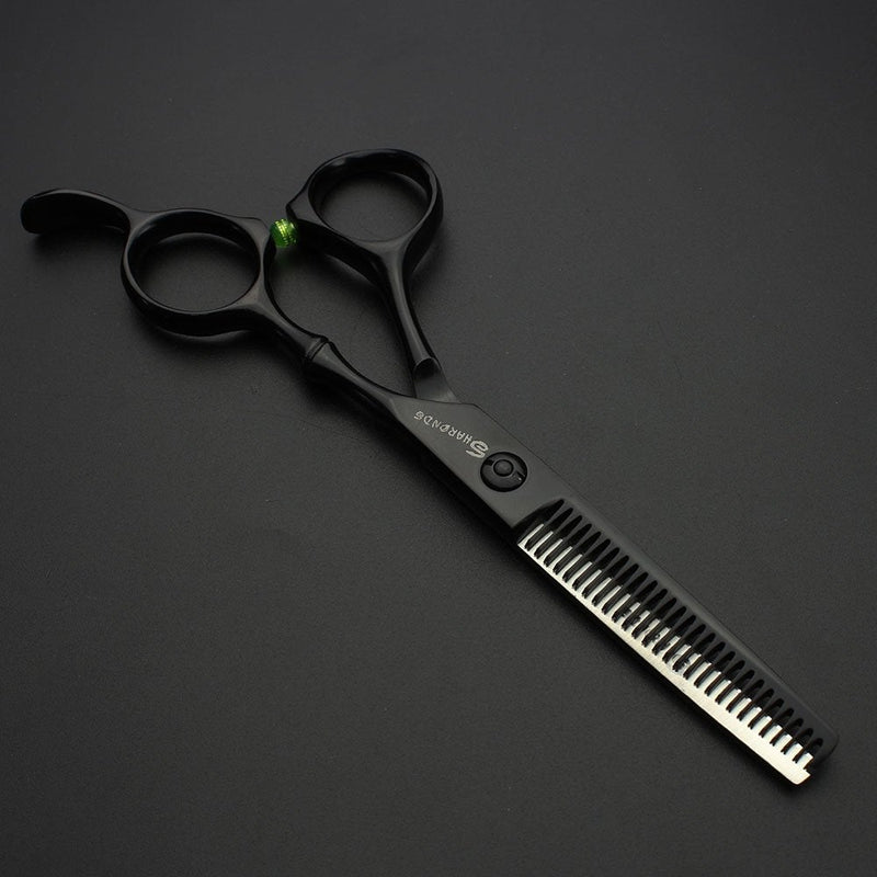 [Australia] - Hairdressing Scissors Hairdressing Scissors 6 inch Black Hairdressing Scissors Set Salon Hairdresser (MD-XGSF-SJ6W) MD-XGSF-SJ6W 