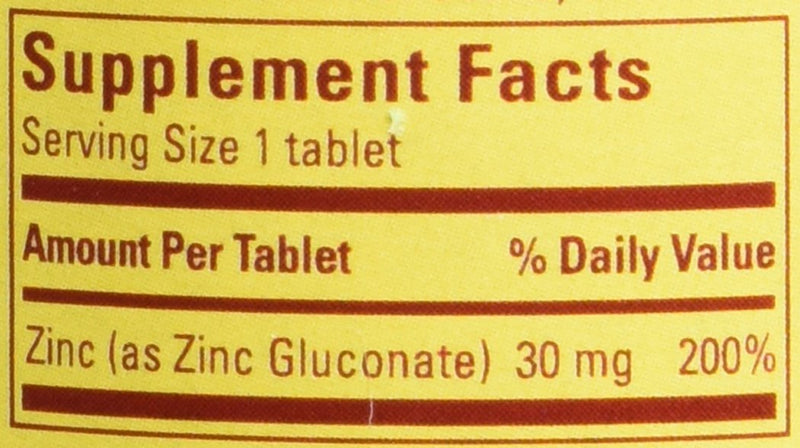 [Australia] - Nature Made Zinc Tabs - 30 mg - 100 ct 