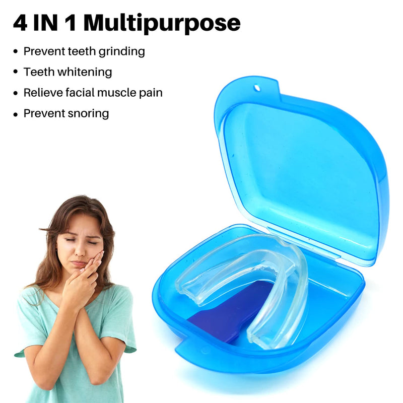 [Australia] - Mouth Guard for Teeth Grinding, Reusable Teeth Grinding Guard and Improve Sleep Quality, Mouth Guard for Grinding Teeth and Clenching Anti Grinding Teeth Y5ZHQYT 