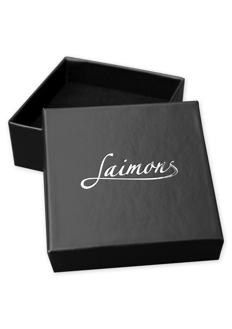 [Australia] - Laimons Ladies’ Earrings Ladies’ Jewellery round glitter black 925 Sterling silver 