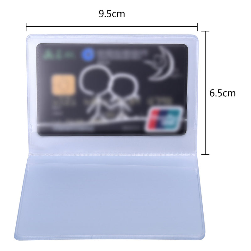 [Australia] - Shappy 2 Pieces Plastic Wallet Insert Credit Card Holder with 10 Page 20 Slots and 10 Page 10 Slots, Transparent 