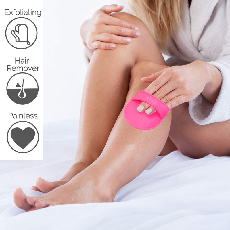 [Australia] - TRIXES Exfoliating Hair Removal Pad Set - for Smooth Skin on Legs Arm Face Top Lip 