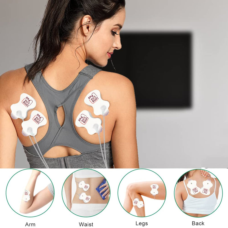 [Australia] - 10 Pieces TENS Electrodes Pad Replacement Pad for TENS Unit TENS Electrode Pad Adhesive Gel Pads for Omron 