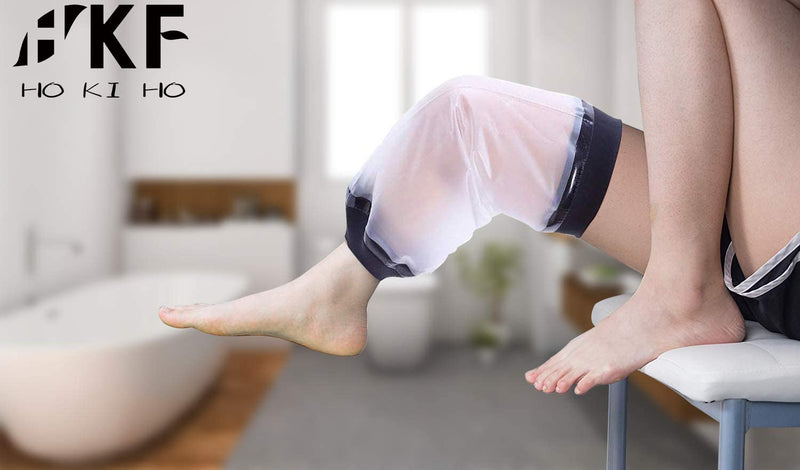 [Australia] - HKF HO KI HO Waterproof Protectors Dressing Cover for Shower,Cast Protector for Adults Knee,Adult Broken Knee Wound Burns Cast Cover with Waterproof Seal Protection, Lightweight Reusable. 