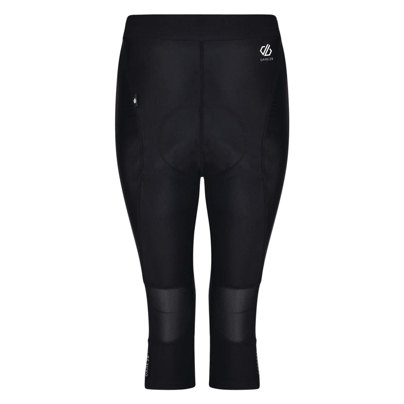 [Australia] - Dare 2b Women's Worldly Lightweight Quick Drying Gel Injection Cycling Capri 10 Black 