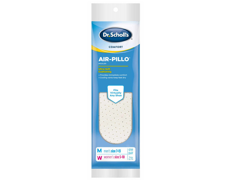 [Australia] - Dr. Scholl's Insoles Air-Pillo Cushioning - 3 Pairs (Men's Sizes 7-13 & Women's Sizes 5-10) 