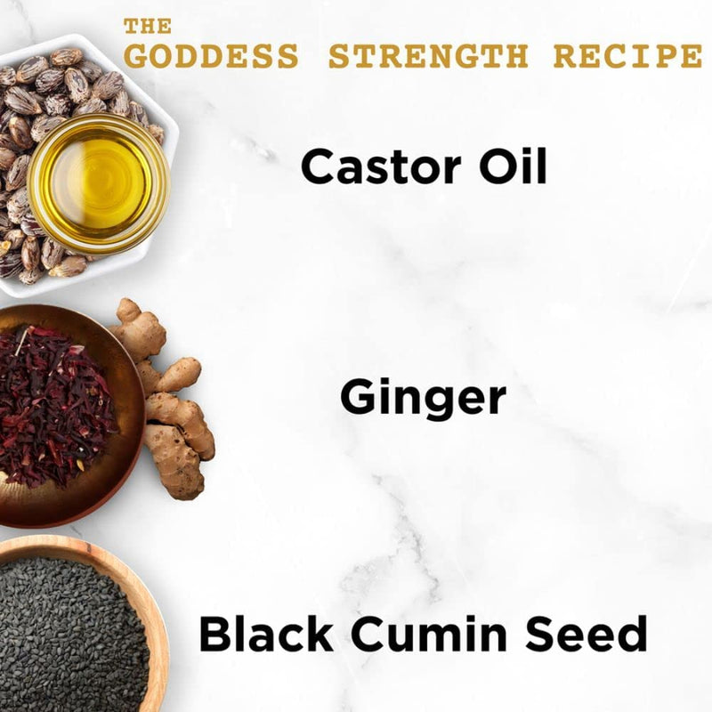 [Australia] - Carol’s Daughter Goddess Strength Leave In Conditioner with Castor Oil for Curly, Wavy, Natural Hair, Anti-breakage Treatment and Detangler, Add Moisture to Dry, Damaged Hair, 10 fl oz 