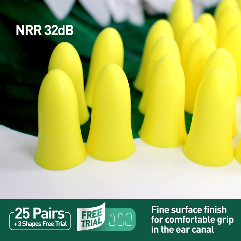[Australia] - EARS SECRET Sleep Ear Plugs for Side Sleepers 25pairs NRR32 Soft Foam Earplugs for Women Snore Solution Extra Small Ear Canal for Sleeping Noise Canceling Sound Blocking Little Star SMALL Size Little Star 25 Pairs 