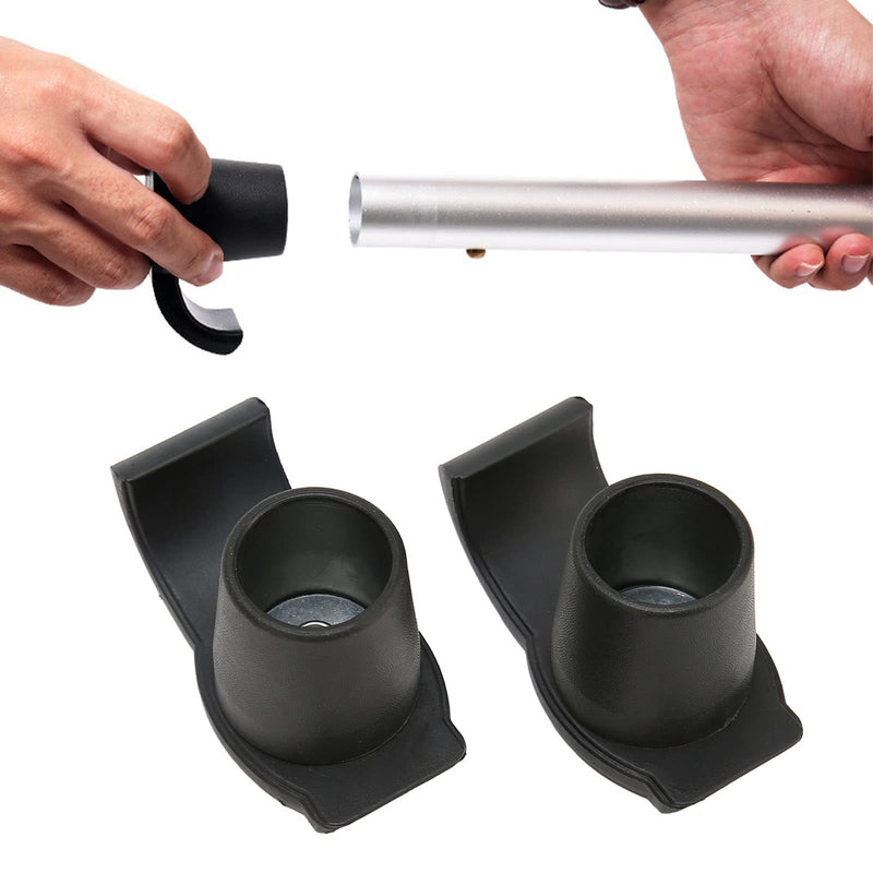 [Australia] - Socobeta 1 Pair Walker Ski Glides, Walking Frame Caddy Rubber Safety Moving Prevent Slip Coaster Skis, 33mm / 1.3inch Outer Diameter 