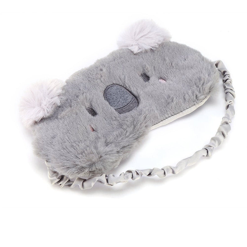 [Australia] - Cute Eye Mask, Animal Fluffy Sleep Eye Cover Sleeping Mask Blindfold with 3D Ears for Kids Girls Women (Koala) Koala 
