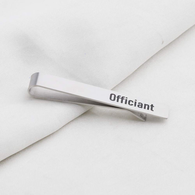 [Australia] - KUIYAI Wedding Officiant Appreciation Gift Officiant Tie Clips Wedding Party Appreciation Gift Thank You Gift for Wedding Planner Officiant Tie Clip 