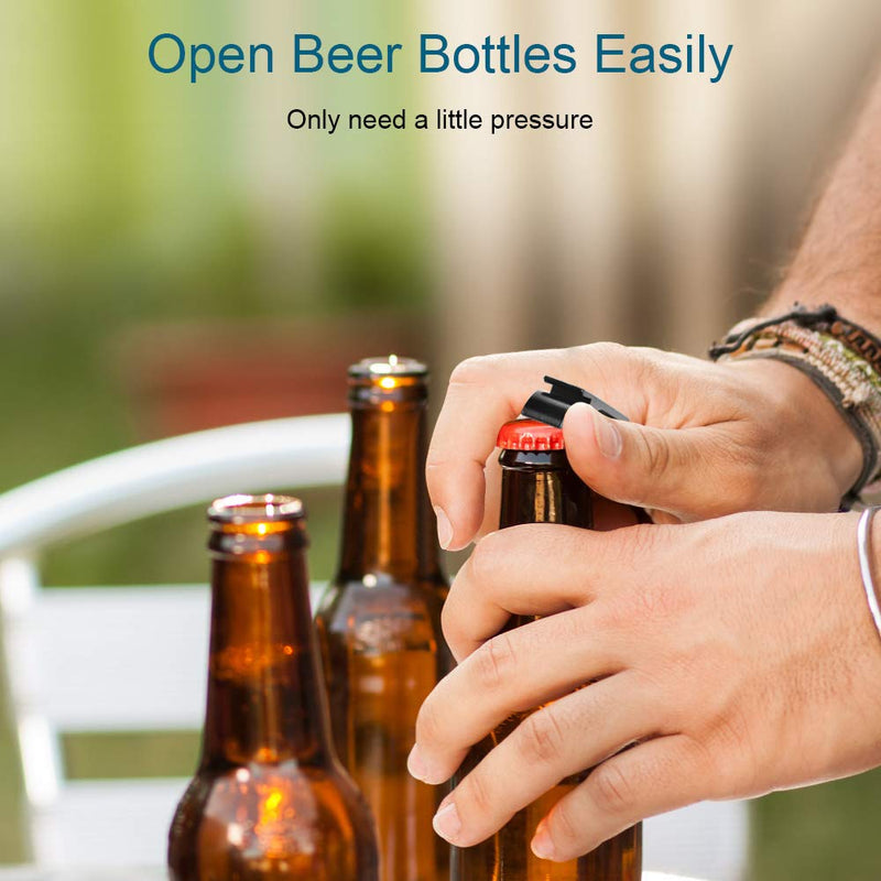 [Australia] - 6PCS Colorful Mcyye Beer Bottle Openers, Premium Metal Keychain Bottle Opener, Beverage Bottle Opener for Men, Women, Small and Practical, Easy to Carry, Open the Lids of Beer Bottle Easily 