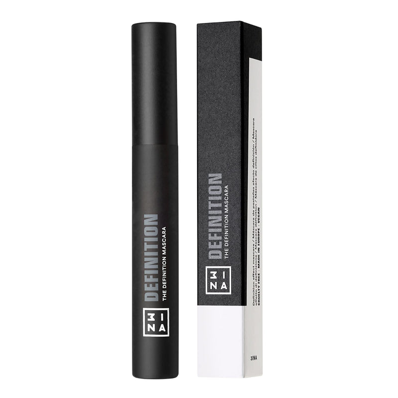 [Australia] - 3ina 3INA Makeup - Vegan - Cruelty Free - The Definition Mascara 900 - Mascara for Maximum Definition and Extra Length - Long-lasting Mascara - with Vegetable Extract - Black 9.5 ml 