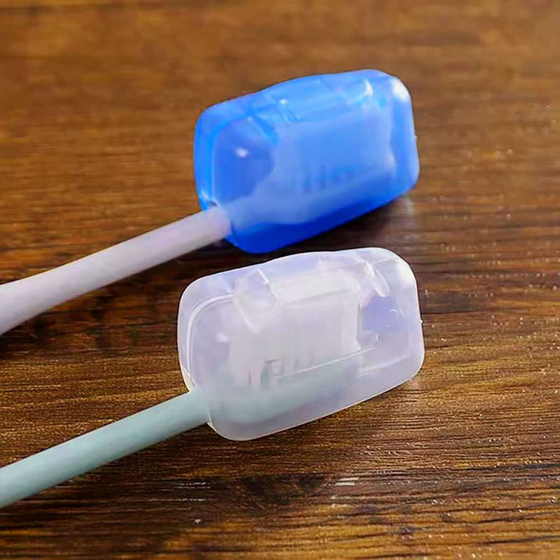 [Australia] - ILLUVA 10 Pieces Portable Toothbrush Head Covers, Travel Toothbrush Protector Cover 