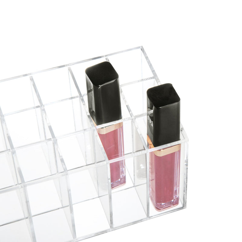 [Australia] - HBlife Lip Gloss Holder Organizer, 24 Spaces Clear Acrylic Makeup Lipgloss Display Case 