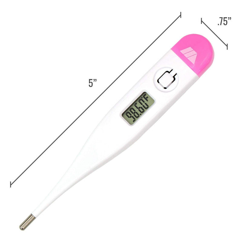 [Australia] - MABIS Digital Basal Body Thermometer for Ovulation Tracking, Fertility, Period Tracking and Natural Family Planning with Beeper and Memory, Oral Use Only 