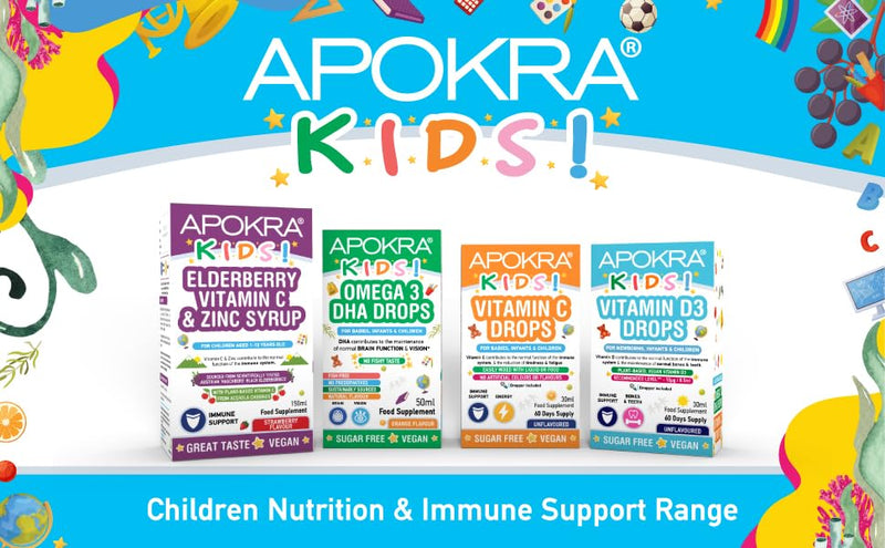 [Australia] - Vitamin D Drops Baby & Kids - Vegan - 60 Days Supply � 30mL � Preservative Free and Sugar Free Kids Vitamins - VIT D 400IU in MCT Oil - 10 micrograms per 0.5mL | APOKRA Kids 