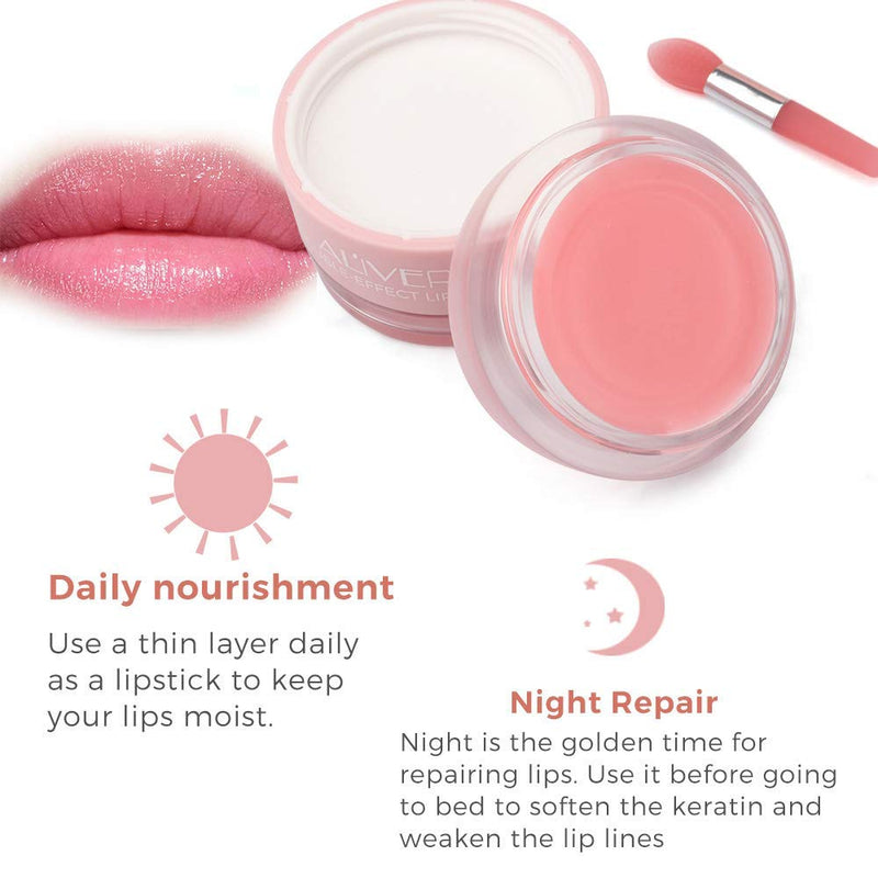 [Australia] - Double Effect Lip Sleep Mask with Lip Scrubs Exfoliator & Moisturizer,Effectively Remove Dead Skin and Intensive Lip Repair Treatment,Nourishing Hydrating,Repairs Dry,Chapped,Peeling,Cracked Lips 