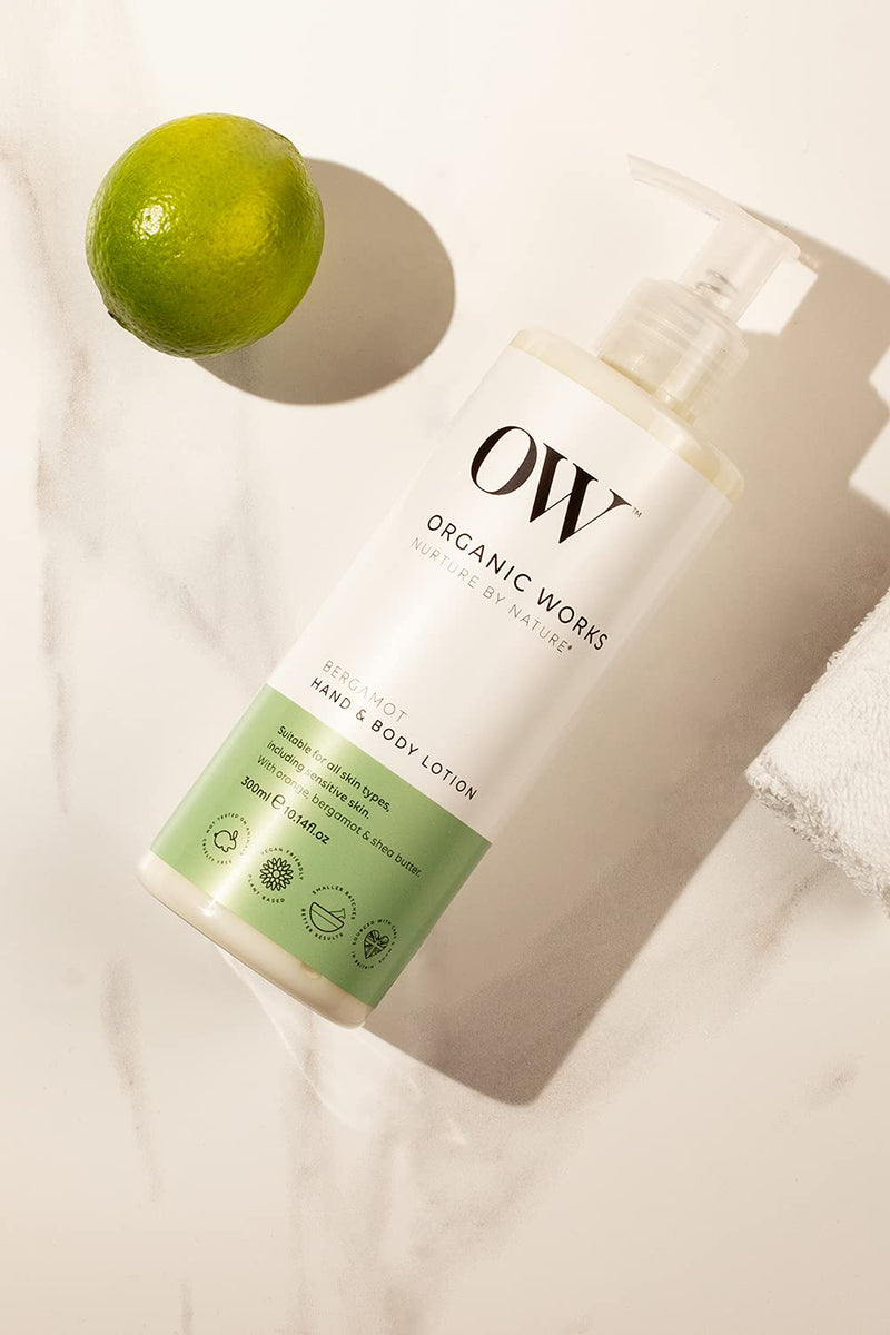 [Australia] - Organic Works 99% Natural Bergamot Hand & Body Lotion 300ml 