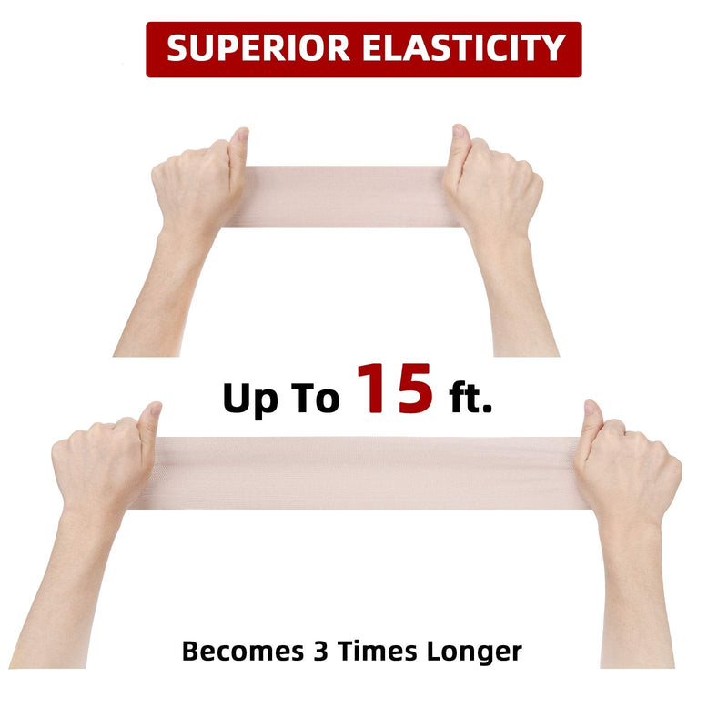 [Australia] - FRESINIDER Elastic Bandage Wrap 8 Pack(4 X 3" + 4 X 4" Wide Rolls) + 48 Clips | Stretch Compression Bandage Stretches up to 15ft | Ideal for Medical, Sports, Sprains, Calf, Ankle & Foot 8Pack 