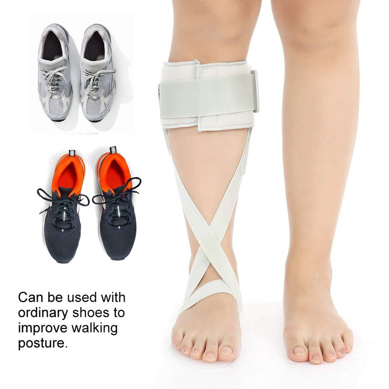 [Australia] - Adjustable Foot Drop Orthosis, Foot Drop Orthotic Brace Ankle Corrector Brace Support Protection Correction Splint Support Protection Corrector for Plantar Fasciitis, Achilles Tendonitis(Right-L) Right L 