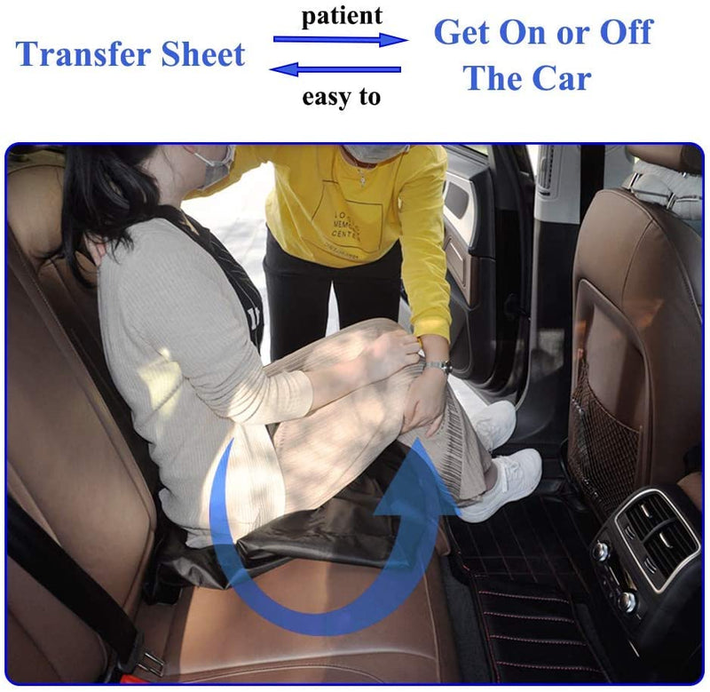 [Australia] - Transfer Board Slide Board for Wheelchair Transfer Sliding Sheet Transfer Boards for Disabled Bedridden Patient Products for Car Wheelchair Bed (23.5"X20.5") 