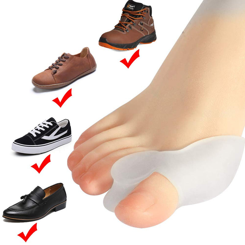 [Australia] - Gel Toe Bunion Separator Corrector,10 Pack Soft Hallux Valgus Protectors Straightener,Bunion Pad & Separates,Relief Bunion Pain 