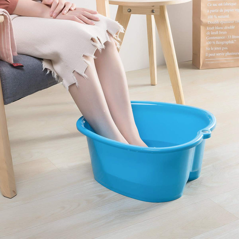 [Australia] - MitButy Large Foot Bath Spa Bowl for Home Use - Sturdy Plastic Foot Soak Basin for Pedicure, Relax, Detox and Massage - Foot Tub Get Rid of Callus, Cuticles, Dead Skin - Fits All Size 