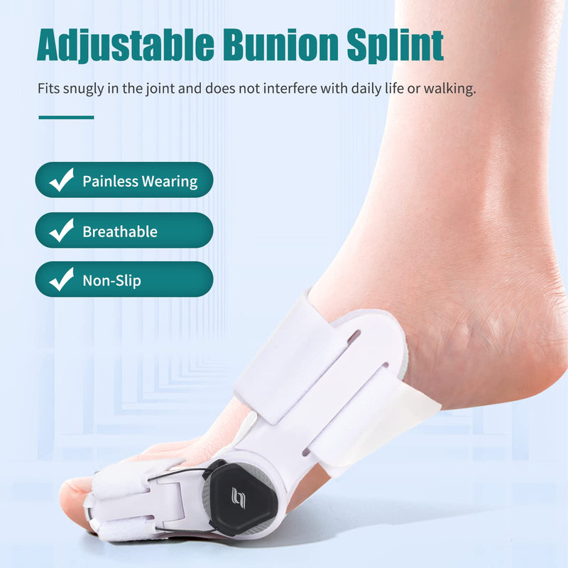 [Australia] - Tairibousy Bunion Corrector for Women Men Big Toe Orthopedic Bunion Toe Straightener for Bunion Pain Relief Adjustable Bunion Splint Brace for (1 Pc) 1 Pc 