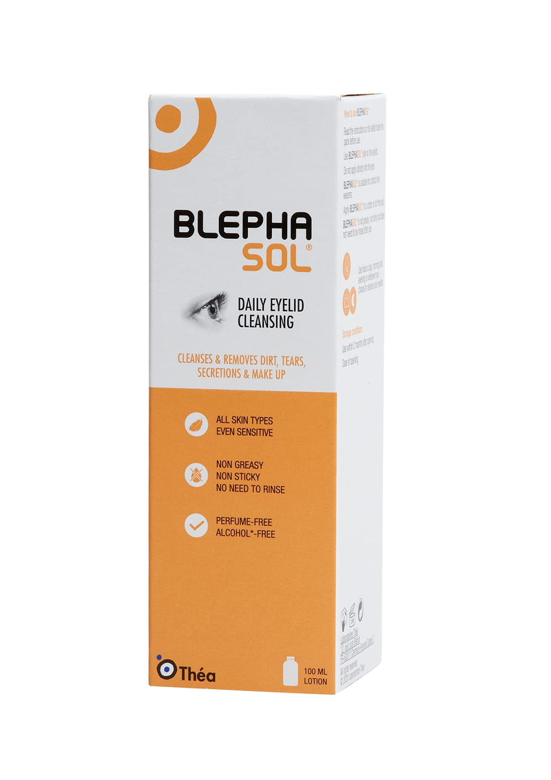 [Australia] - 2 x Blephasol Micelle Lotion 100ml | for Daily Hygiene of Sensitive Eyes | Cleanses and Removes Dirt, Tears Secretions and Make-up 