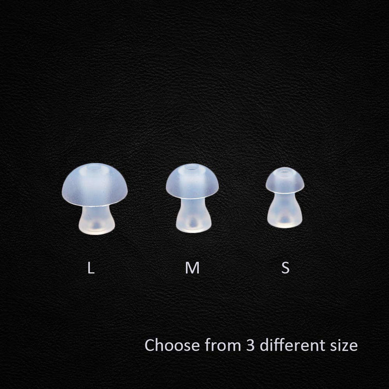[Australia] - （6pcs/lot）Hearing Aid Ear Tips Silicone Earplug Domes for BTE,ITE and Pocket Hearing Aids Ear Bud Replacements (Small φ8mm) Small (Pack of 6) 