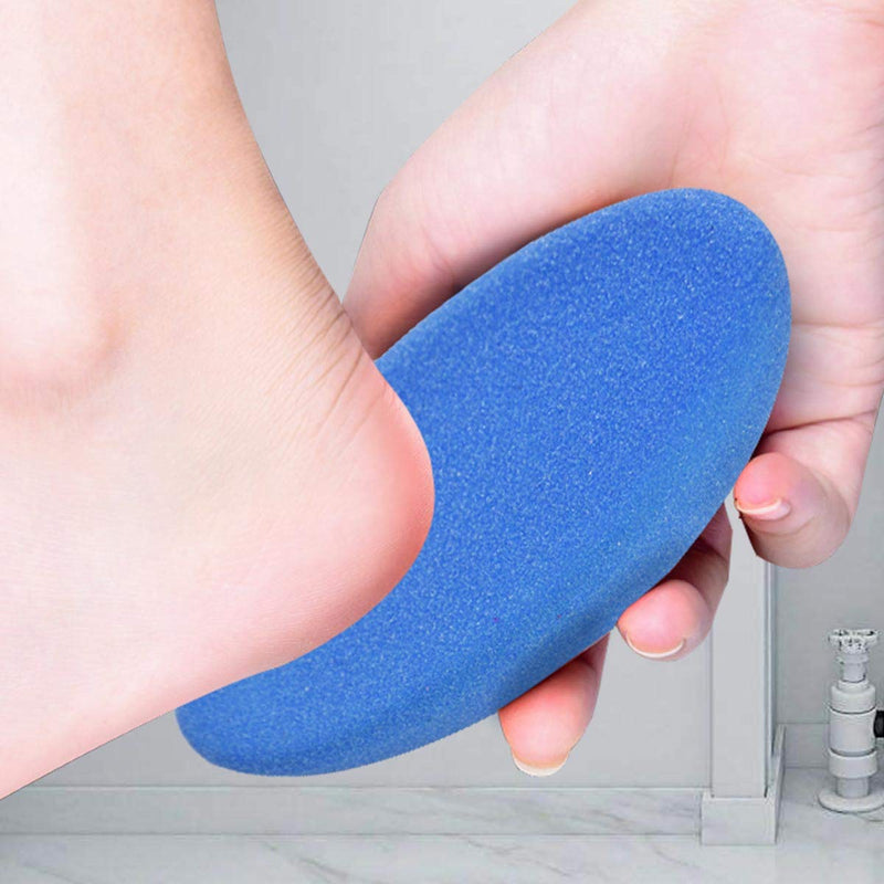 [Australia] - Foot Scrubber Sponge Buffer Pad Callus Remover for Feet, Heel Scrub Pedicure File Stone Exfoliator Tools for Dead Skin Removal 2Pcs 