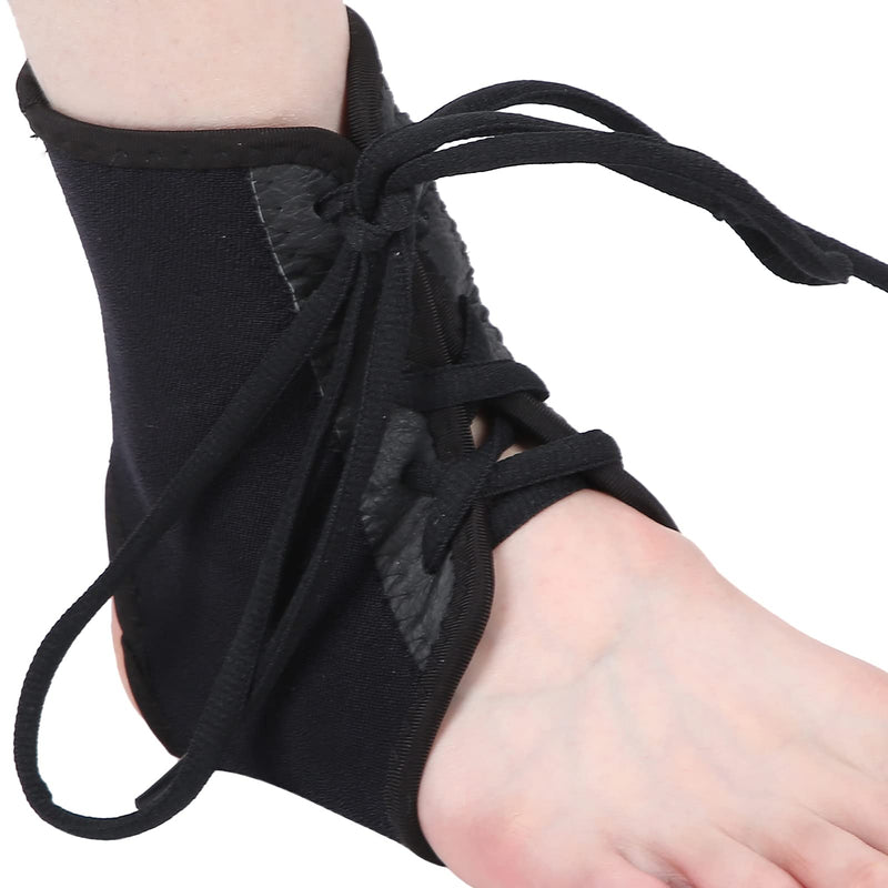 [Australia] - Ankle Brace Adjustable Lace Up Ankle Support Brace Breathable Ankle Strap Protector for Sport, Running, Basketball, Injury Recovery (1 Pc) 