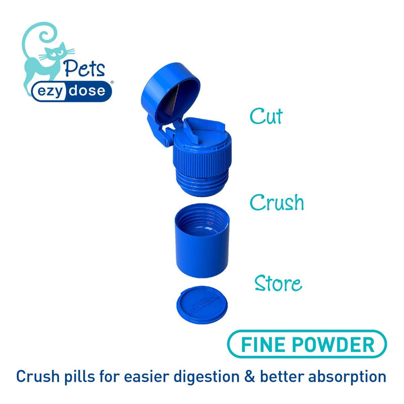 [Australia] - Ezy Dose Pet Pill Crusher and Cutter | Crushes Pills, Vitamins, Tablets for Cat | Great for Hiding Medication in Treats 
