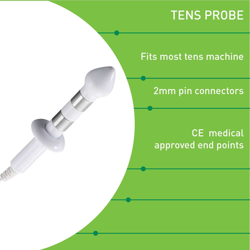 [Australia] - Med-Fit Life-Care Anal Probe a Slim Anal Probe Electrode to be Used with Electronic exercisers 