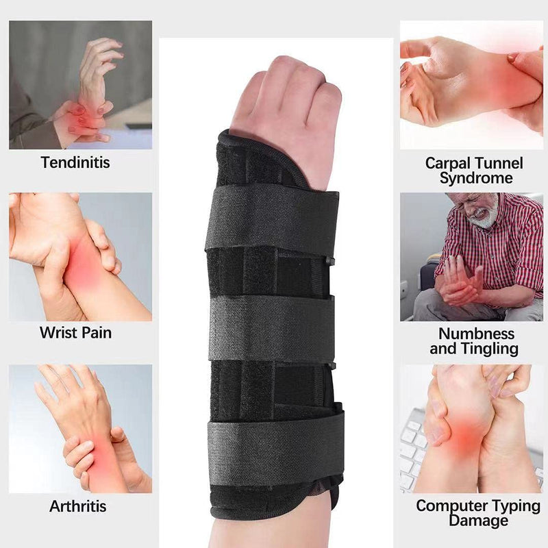 [Australia] - Carpal Tunnel Wrist Brace, Kmeivol Wrist Brace, Adjustable Wrist Support with Spling for Men and Women, Wrist Splint for Left Hands, Thumb Brace with Syndrome Pain Relief and Wrist Pain 