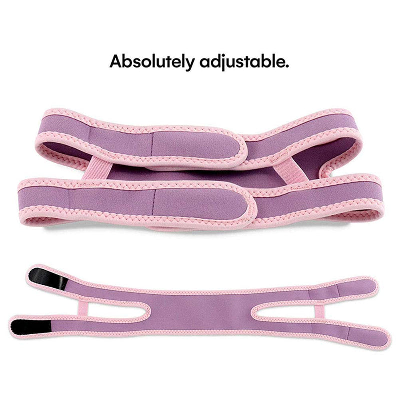 [Australia] - MUYDZ Anti Snore Chin Strap to Help Good Sleep Stop Snoring Sleep Aids Solution for Men Women Kids (Purple) Purple 