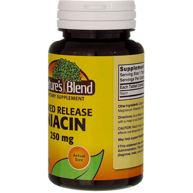 [Australia] - Nature's Blend Niacin Timed Release 250 mg 250 mg 100 Tabs 