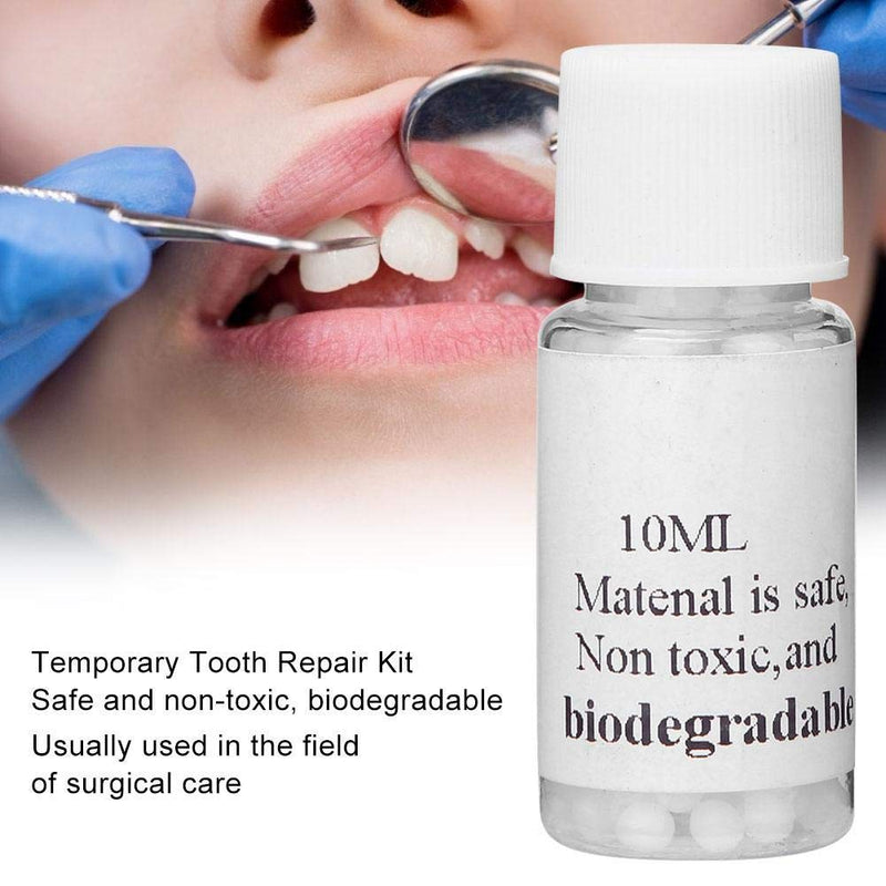 [Australia] - Temporary Tooth Repair Kit For Missing Broken Teeth,Dental Tools, Self-Made Denture Tools, Fillings, Missing For Teethers Beautymisc Tooth Denture Production(10Ml) 