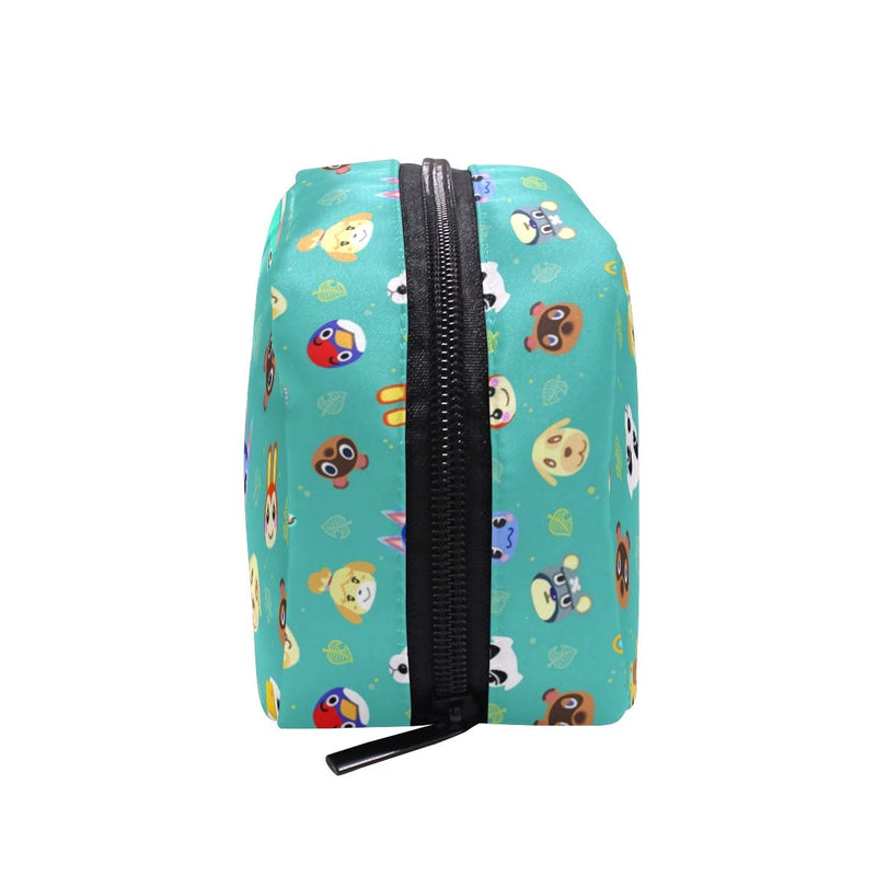 [Australia] - Cosmetic Bag Portable and Suitable for Travel Animal Crossing Pattern Make Up bag with Zipper Pencil Bag Pouch Wallet (Animal Crossing Pattern 003) 