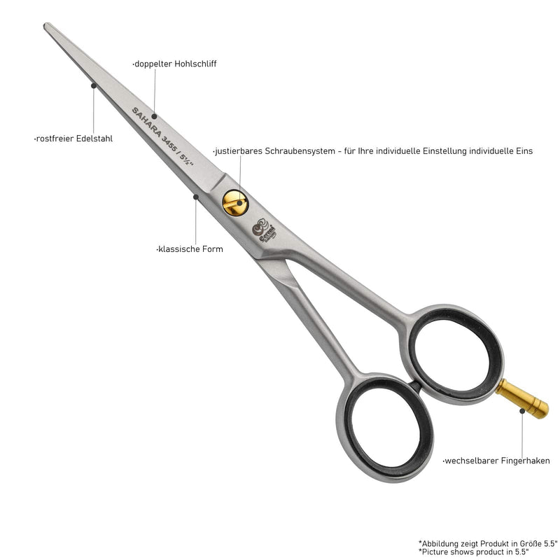 [Australia] - Cerena 10657 Sahara 5.5 Inch scissors, pack of 1 (1 x 1) 