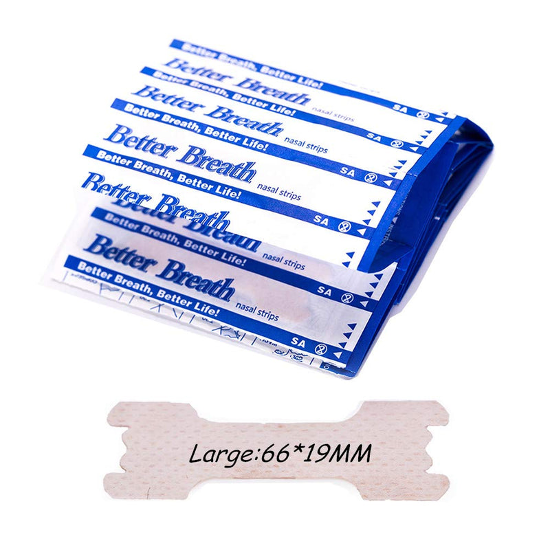 [Australia] - Angzhili 100 Pcs Nasal Strips,Snoring Congestion Relief, Improved Nighttime Sleeping (Large) L (Pack of 100) 