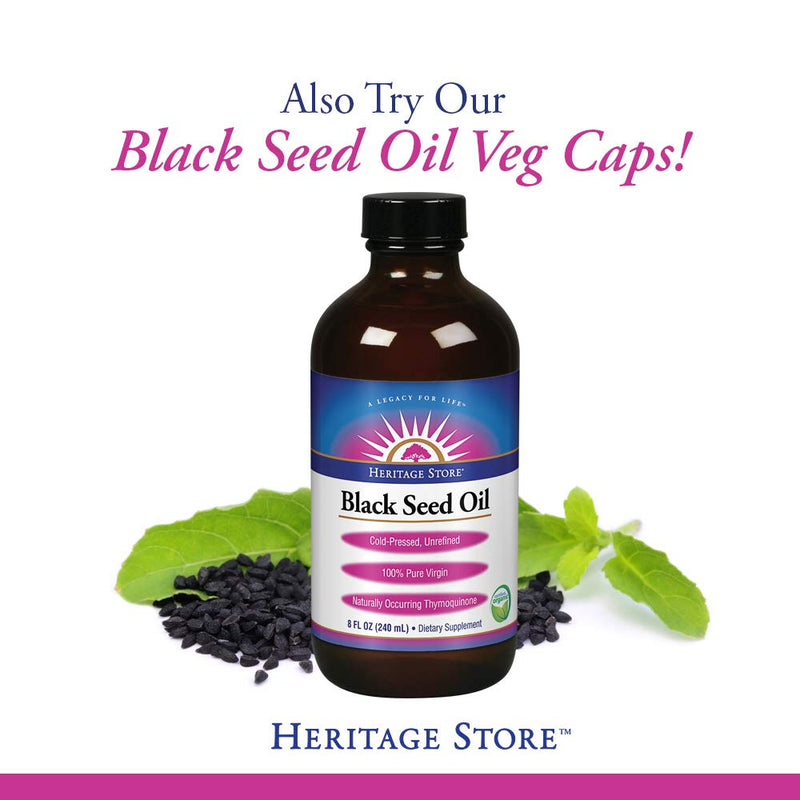 [Australia] - Heritage Store Black Seed Oil 650 Mg, 90 Count | 60 Day Money Back Guarantee 