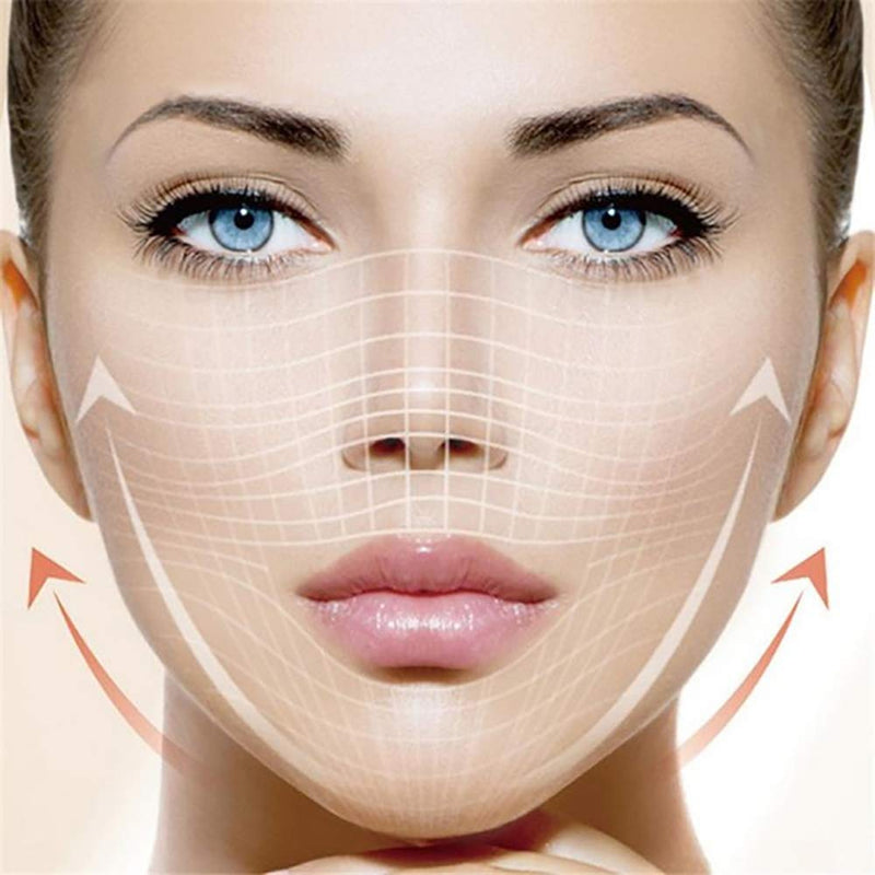 [Australia] - Face Slimming Bandage,Facial Slimming Strap,Graphene Face Slimming Bandage Reduce Double Chin Thin Face Anti Wrinkle Facial Massager Face-Lift Belt 