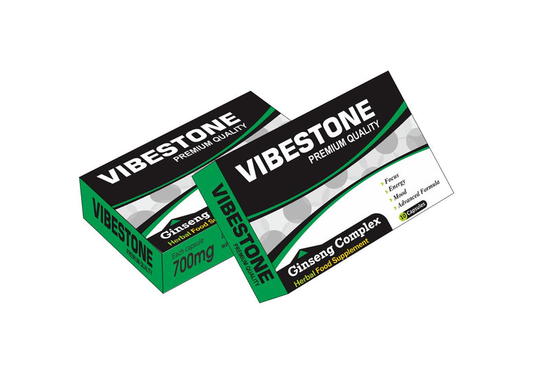 [Australia] - VIBESTONE Green Stronger for Longer New Formula- Ultra Strong Performance Enhancing 700MG Pills, Stamina Endurance Booster Green Supplement Pills for Men - 10 Ginseng Capsules 